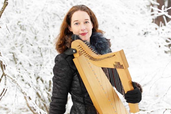 Nadia Birkenstock Celtic Harp for Christmas